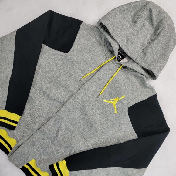 Jordan Other - Jordan Jumpman Varsity Fleece Interior Snap Buton-Up Colorful Size L Hoodie Mens